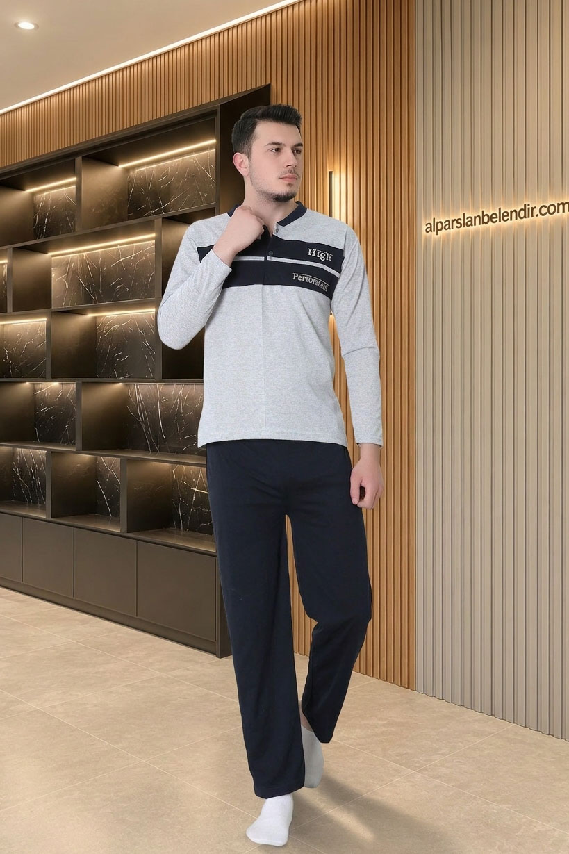 Süprem Erkek Pijama Takımı Grilaci