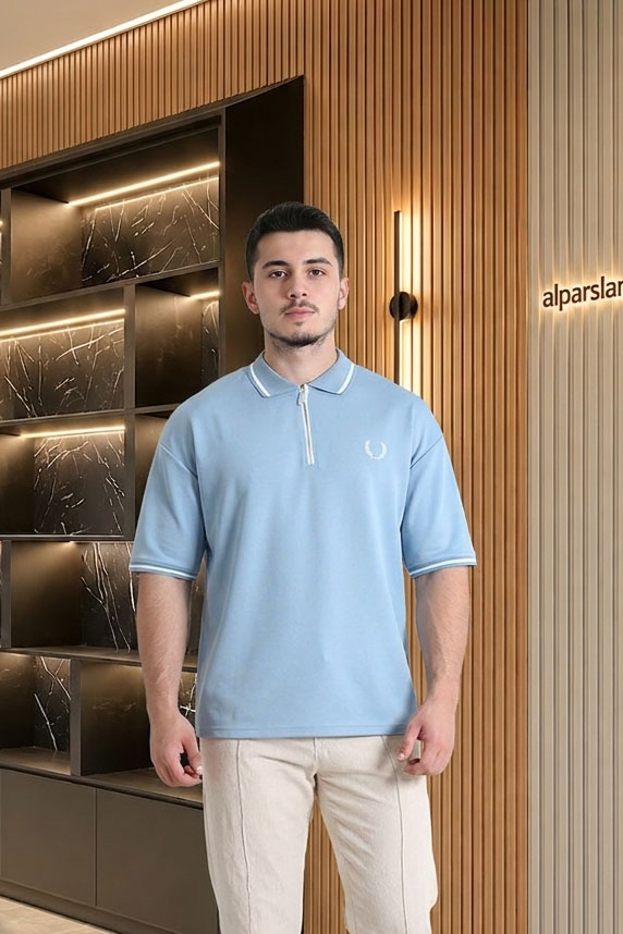 Premium Pike Polo Yaka Erkek Tişört Bebemavisi