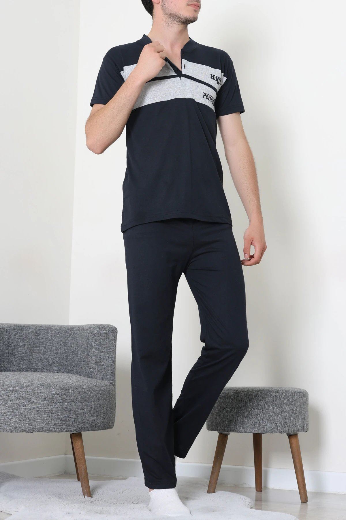 Süprem Erkek Pijama Takımı Lacigri