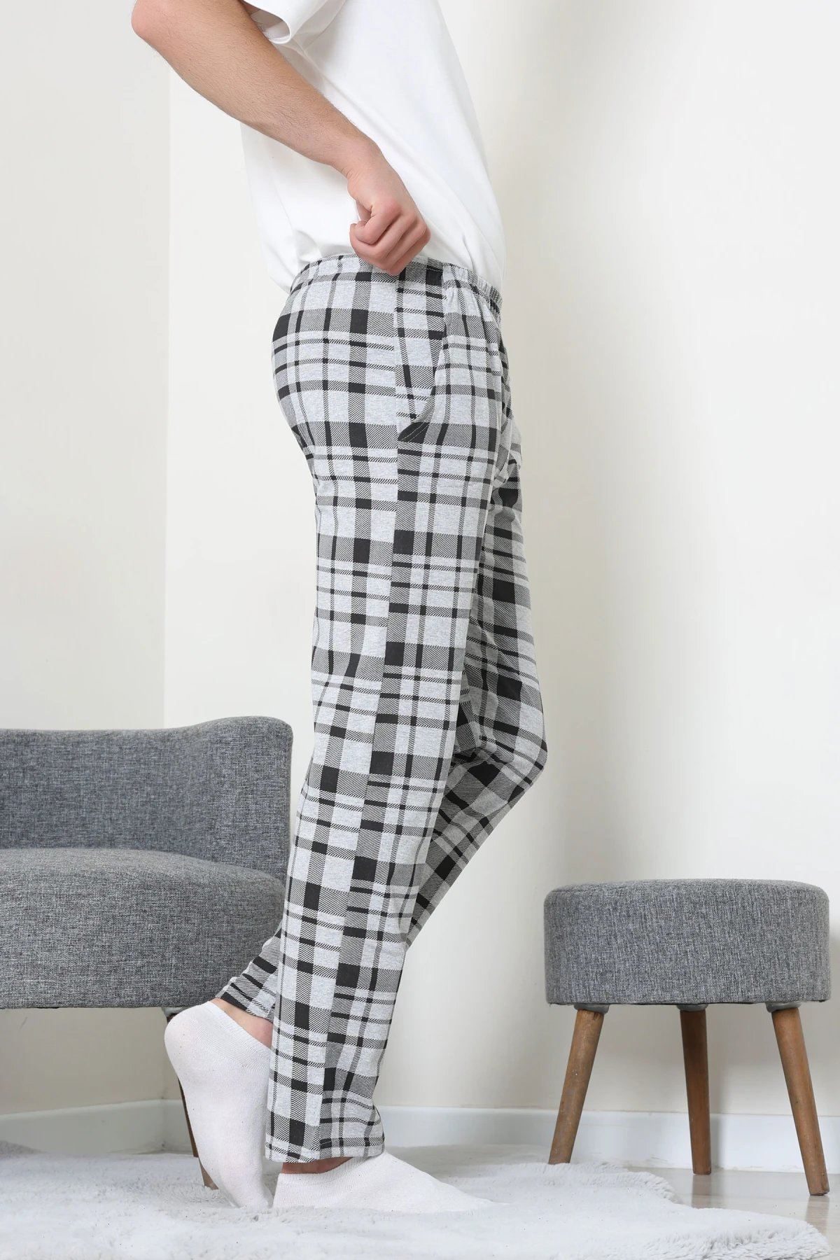 Süprem Cepli Erkek Pijama Grisiyah