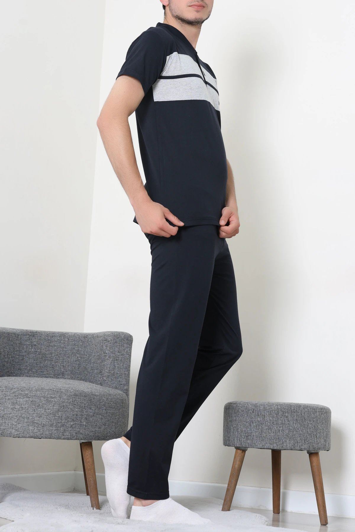 Süprem Erkek Pijama Takımı Lacigri
